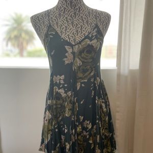 Free people floral slip dress/tunic